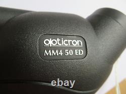 Opticron MM4 ED50 GA ED/45 scope with SDLv3 zoom lens & case AS-NEWithMINT