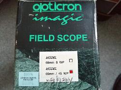 Opticron imagic spotting scope (Japan). Great condition. Zoom eyepiece, Boxed