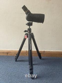 Praktica telescope 15x45x60 With Manfrotto 725B Digi Black Tripod