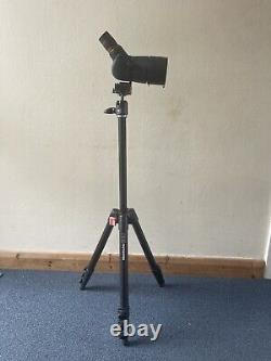 Praktica telescope 15x45x60 With Manfrotto 725B Digi Black Tripod