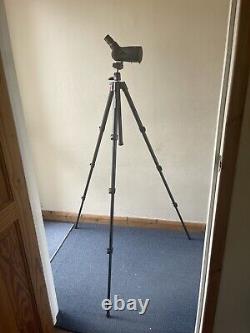 Praktica telescope 15x45x60 With Manfrotto 725B Digi Black Tripod