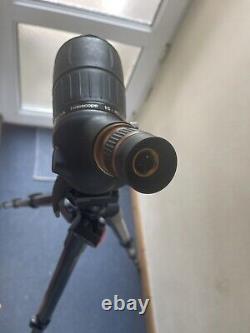 Praktica telescope 15x45x60 With Manfrotto 725B Digi Black Tripod