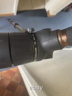 Praktica telescope 15x45x60 With Manfrotto 725B Digi Black Tripod