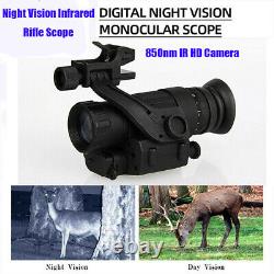 Pro Tactical Rifle Scope HD Night Vision Helmet Telescope Hunting Kit Waterproof