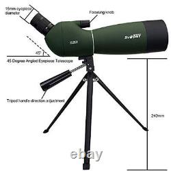 SV28 Spotting Scope with Tripod Phone Adapter 25-75X70, HD Zoom BAK4