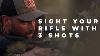 Sight In A Rifle With Just 3 Shots