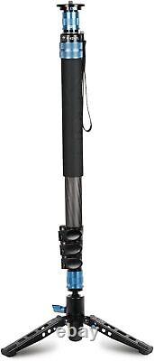 Sirui P-424FL 4-Section Carbon Fiber Monopod with VA-5X Compact Video Head