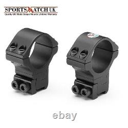 Sportsmatch WULF ATP61 30mm 2 Piece Extra High Adjustable Scope Mounts 9-11mm