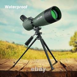 Spotting Scope with Tripod Phone Adapter 25-75 X 70 BAK4 Monocular Telescope