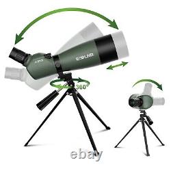 Spotting Scope with Tripod Phone Adapter 25-75 X 70 BAK4 Monocular Telescope