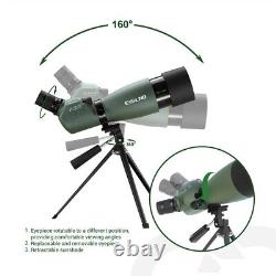 Spotting Scope with Tripod Phone Adapter 25-75 X 70 BAK4 Monocular Telescope