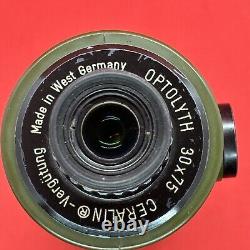 Superb German Optics Optolyth Ceralin 30x75 Draw Tube Scope Good BUT ISSUES