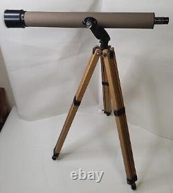 Swift 818 40x60 Japan Straight Refractor Scope Telescope On Tripod Vintage Rare