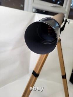 Swift 818 40x60 Japan Straight Refractor Scope Telescope On Tripod Vintage Rare