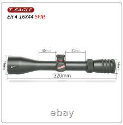 T-Eagle ER 4-16x44 SFIR Rifle Scope Built in Anti Cant Bubble UK Seller
