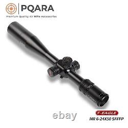 T-Eagle MR 6-24x50 SF FFP Target HMD Premium Rifle Scope UK Seller