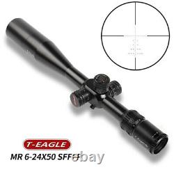 T-Eagle MR 6-24x50 SF FFP Target HMD Premium Rifle Scope UK Seller