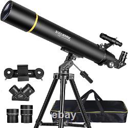 Telescopes for Adults Astronomy, 80Mm Aperture 900Mm Professional Refractor Tele