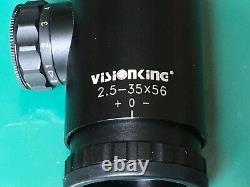 Telescopic Sight. Visionking 2.5 35 x 56. Very good condition. Excellent value