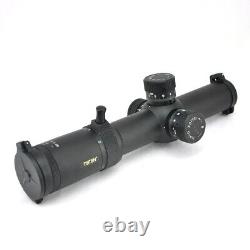 Toten 1-8x26 FFP Rifle scope Military Tactical Hunting 0.1mil 1CM /click 35