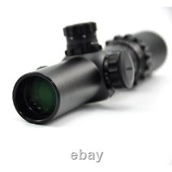 Toten Tactical 1-10x28 Rifle Scope Red/Green Illuminated Mil dot Reticle