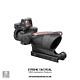 Trijicon 4x32 Rifle Scope. 223/5.56 Red Chevron Reticle With Type 2 Sight