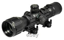 UTG BugBuster 3-9x32 AO Telescopic Sight with QR Mounts Scope Illuminated Ret