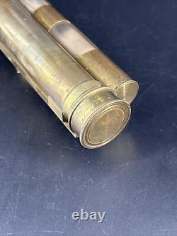 Unusual Antique Brass Optical Lens Telescope Optical Sighting Scope