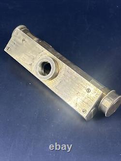 Unusual Antique Brass Optical Lens Telescope Optical Sighting Scope