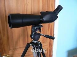 VIKING V80mm SPOTTING SCOPE + 2 EYEPECES inc. ZOOM + SLIK TRIPOD VERY NICE