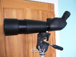 VIKING V80mm SPOTTING SCOPE + 2 EYEPECES inc. ZOOM + SLIK TRIPOD VERY NICE