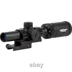 Valken Tactical Scope 1-4x20 With 20mm Mount Mil-Dot Reticle