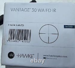 Vantage 30 WA 1-4x24 L4A Fiber Dot Reticle 14500 With Mount