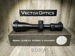 Vector Optics SCOM-24 Veyron 3-12x44 SFP Ultra Compact Rifle Scope UK Seller