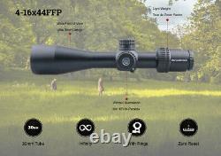 Vector Optics Veyron 6-24x44 IR FFP SCFF-37 Compact Rifle Scope UK Seller