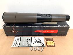 Vintage Boxed SWIFT Telemaster Model 841 MK2 Zoom Spotting Scope