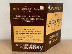 Vintage Boxed SWIFT Telemaster Model 841 MK2 Zoom Spotting Scope