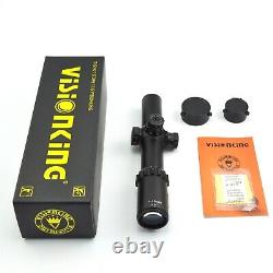 Visionking 1-10x28 Rifle Scope Reticle Tactical Picatinny Dovetail Rings Mount