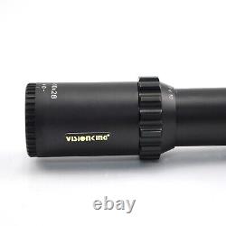 Visionking 1-10x28 Rifle Scope Reticle Tactical Picatinny Dovetail Rings Mount