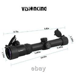 Visionking 1.25-5x26 Rifle scope Hunting 30 mm German #1 Reticle 223 17.22LR