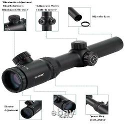 Visionking 1.25-5x26 Rifle scope Hunting 30 mm German #1 Reticle 5.56