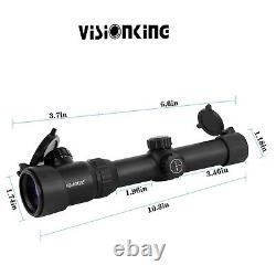 Visionking 1.25-5x26 Rifle scope Hunting 30 mm German #1 Reticle 5.56