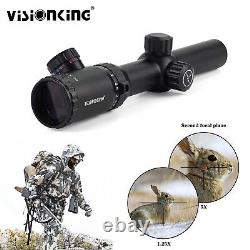 Visionking 1.25-5x26 Rifle scope IR 30 mm three-pin German#1 Reticle 223