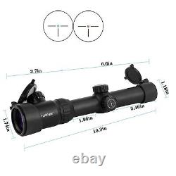 Visionking 1.25-5x26 Rifle scope IR 30 mm three-pin German#1 Reticle 223