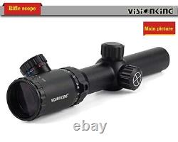 Visionking 1.25-5x26 Tactical Rifle Scope Hunting 30mm Tube Mil-dot Reticle 223