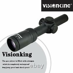 Visionking 1-8x24 Rifle Scope Military target Hunting Optics 1cm 0.1 mil/click