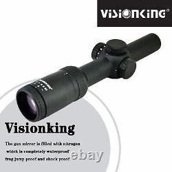 Visionking 1-8x24 Rifle Scope Tactical 0.1 mil Sight 30 mm. 223