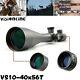 Visionking 10-40x56 Hunting 35 Mm Targe Rifle Scope & 21mm Picatinny Mount Rings