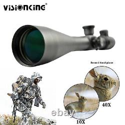 Visionking 10-40x56 Hunting Targe Rifle Scope & 21mm Picatinny Mount Rings sight
