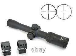 Visionking 2-10x32 FFP Rifle Scope Mil-dot Sight +21mm Picatinny Mount Rings